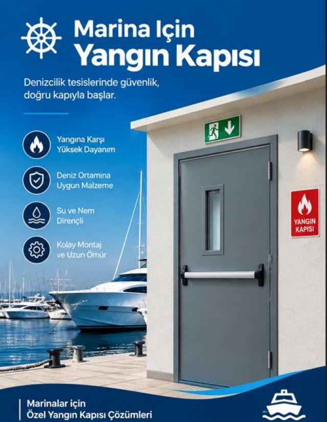 Paslanmaz Yangın Kapısı